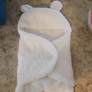 BlueSnail Receiving Blanket Baby Sleeping Wrap Swaddle (Cream)